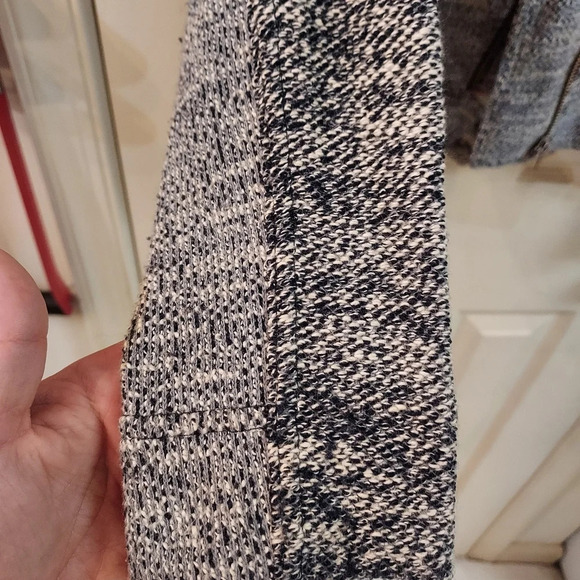 Lucky Brand Marled Zip Up Moto Sweater Knit Jacket in Size S - Picture 8 of 13